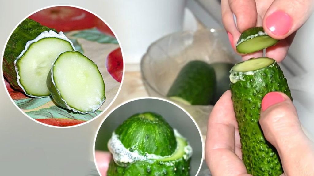 WHY DO WE RUB THE END OF CUCUMBERS BEFORE EATING?